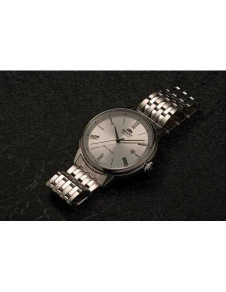 reloj automático hombre Orient Contemporary RA-AC0J04S 42.4mm 50m WR correa de acero (admite cuerda manual)