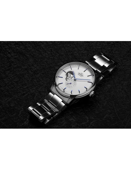 Reloj automático hombre Orient Contemporary Semi-Skeleton RA-AR0102S 40mm 100m WR correa de acero