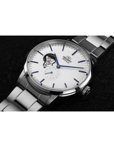 Reloj automático hombre Orient Contemporary Semi-Skeleton RA-AR0102S 40mm 100m WR correa de acero
