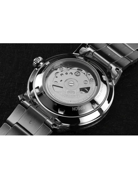 Reloj automático hombre Orient Contemporary Semi-Skeleton RA-AR0102S 40mm 100m WR correa de acero