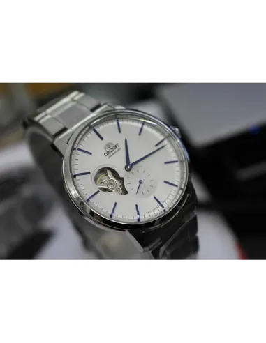Reloj automático hombre Orient Contemporary Semi-Skeleton RA-AR0102S 40mm 100m WR correa de acero