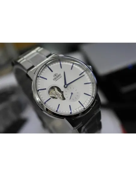 Reloj automático hombre Orient Contemporary Semi-Skeleton RA-AR0102S 40mm 100m WR correa de acero