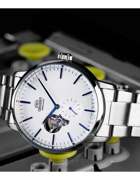 Reloj automático hombre Orient Contemporary Semi-Skeleton RA-AR0102S 40mm 100m WR correa de acero