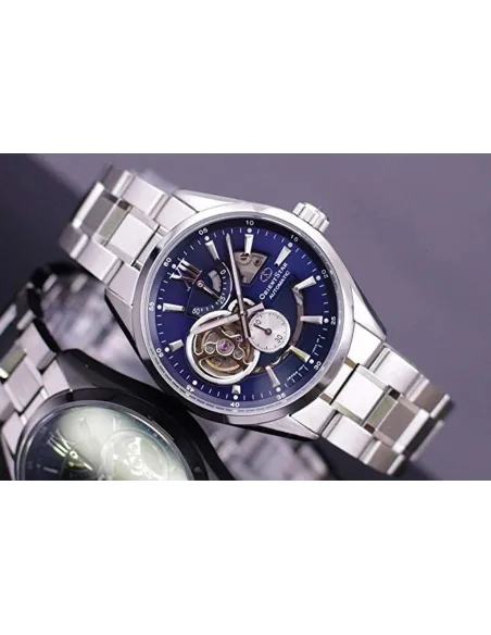 Reloj Automático hombre Orient Star RE-AV0003L Contemporary 50h Power Reserve cristal zafiro anti-reflejo correa acero