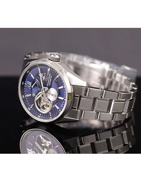 Reloj Automático hombre Orient Star RE-AV0003L Contemporary 50h Power Reserve cristal zafiro anti-reflejo correa acero