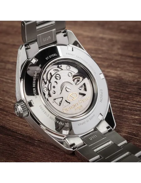 Reloj Automático hombre Orient Star RE-AV0003L Contemporary 50h Power Reserve cristal zafiro anti-reflejo correa acero