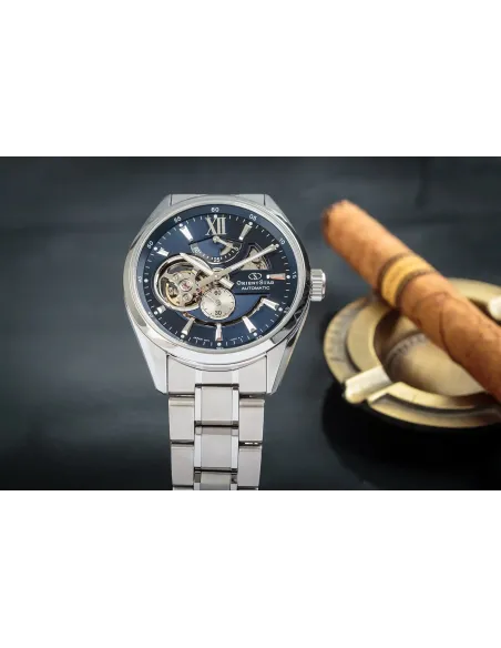 Reloj Automático hombre Orient Star RE-AV0003L Contemporary 50h Power Reserve cristal zafiro anti-reflejo correa acero