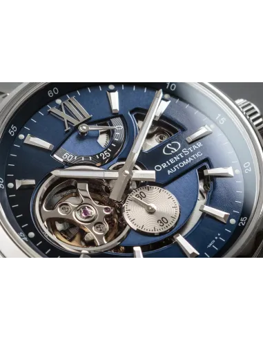 Reloj Automático hombre Orient Star RE-AV0003L Contemporary 50h Power Reserve cristal zafiro anti-reflejo correa acero