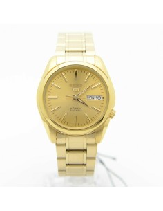 reloj unisex automático Seiko 5 SNKL48K1 38mm 30m WR correa de acero Calibre 7S26