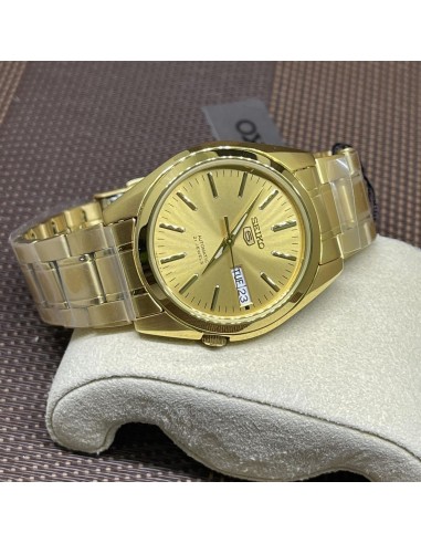 reloj unisex automático Seiko 5 SNKL48K1 38mm 30m WR correa de acero Calibre 7S26