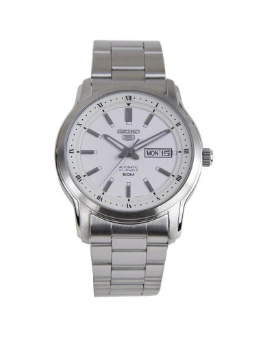 reloj automático hombre Seiko 5 SNKP09K1 42mm 50m WR correa de acero 7S26