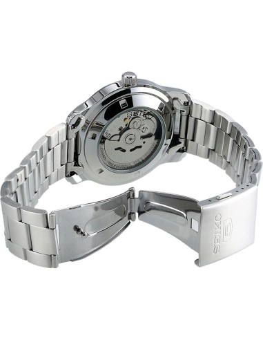 reloj automático hombre Seiko 5 SNKP09K1 42mm 50m WR correa de acero 7S26