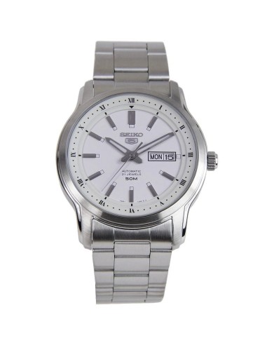 reloj automático hombre Seiko 5 SNKP09K1 42mm 50m WR correa de acero 7S26