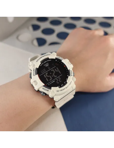 Reloj deportivo digital hombre Casio AE-1500WH-8b2v luz led 10 años batería 5 alarmas
