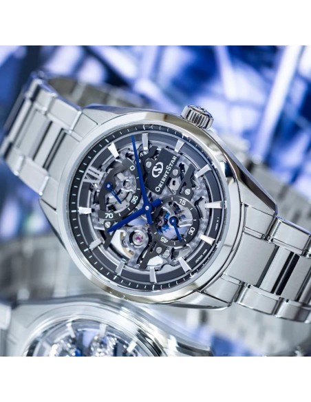 reloj mecánico hombre Orient Star Skeleton Contemporary RK-AZ0102N JDM 39mm 70h reserva de marcha calibre F8B61