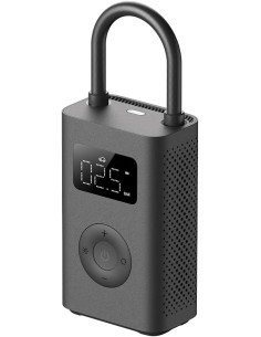 Compresor de Aire Portatil - Pantalla LED - Presión de hasta 10,3 bares - Incluye Boquilla y Aguja para Balones
