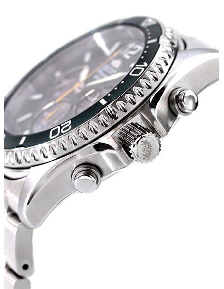 Orient Mako Sports Solar Chronograph RN-TX0204E JDM 42MM 100M WR cristal de zafiro