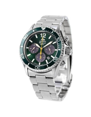 Orient Mako Sports Solar Chronograph RN-TX0204E JDM 42MM 100M WR cristal de zafiro
