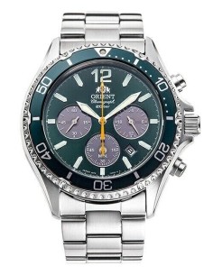 Orient Mako Sports Solar Chronograph RN-TX0204E JDM 42MM 100M WR cristal de zafiro