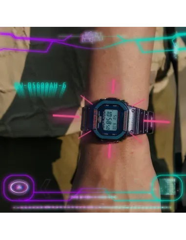 Casio G-SHOCK  DW-B5600AH-6JF JDM Smartphone Link 200M WR Hora Mundial Resistencia a los golpes