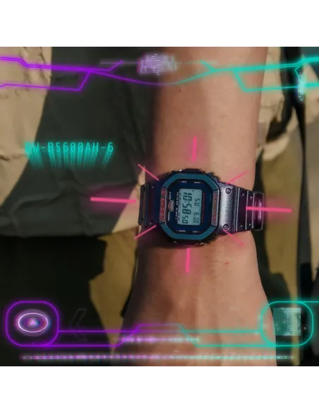 Casio G-SHOCK  DW-B5600AH-6JF JDM Smartphone Link 200M WR Hora Mundial Resistencia a los golpes