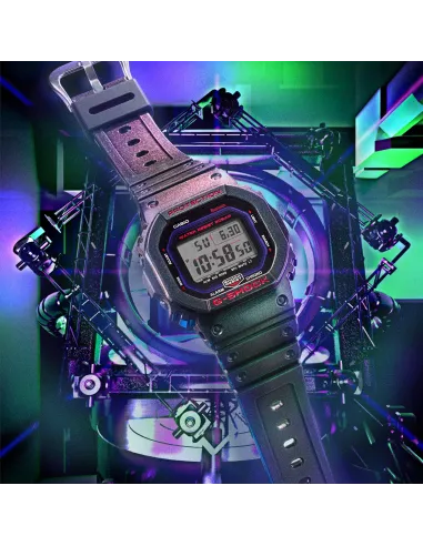 Casio G-SHOCK  DW-B5600AH-6JF JDM Smartphone Link 200M WR Hora Mundial Resistencia a los golpes