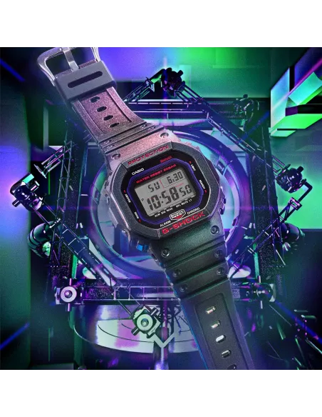 Casio G-SHOCK  DW-B5600AH-6JF JDM Smartphone Link 200M WR Hora Mundial Resistencia a los golpes