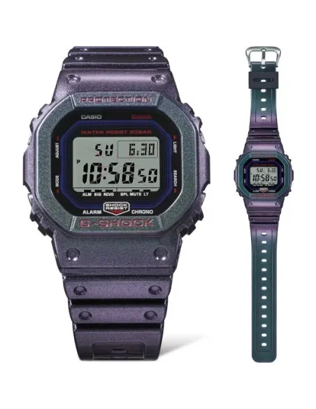 Casio G-SHOCK  DW-B5600AH-6JF JDM Smartphone Link 200M WR Hora Mundial Resistencia a los golpes
