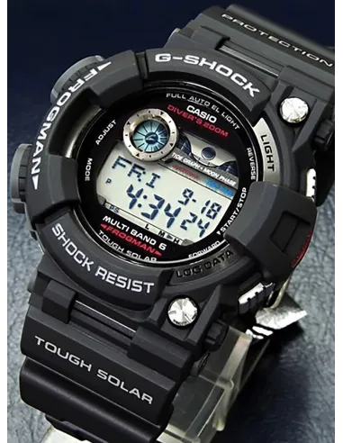 radiocontrol solar hombre Casio G-SHOCK FROGMAN GWF-1000-1JF JDM 200M WR Hora Mundial