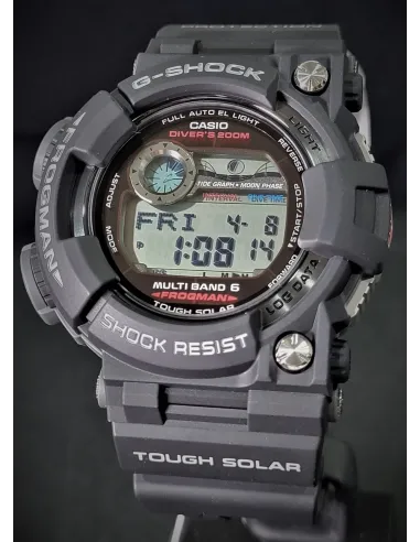 radiocontrol solar hombre Casio G-SHOCK FROGMAN GWF-1000-1JF JDM 200M WR Hora Mundial