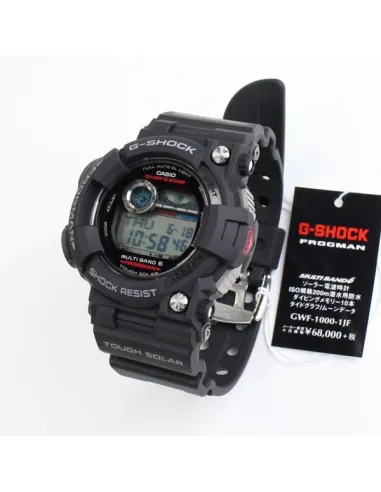 radiocontrol solar hombre Casio G-SHOCK FROGMAN GWF-1000-1JF JDM 200M WR Hora Mundial