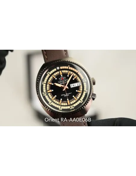 Reloj automático hombre Orient Neo Classic Sports RA-AA0E06B 43.5mm 200m WR correa de cuero