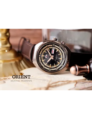 Reloj automático hombre Orient Neo Classic Sports RA-AA0E06B 43.5mm 200m WR correa de cuero