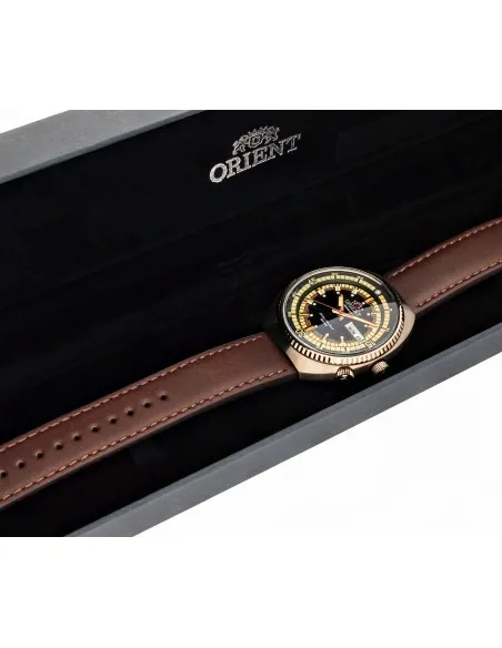 Reloj automático hombre Orient Neo Classic Sports RA-AA0E06B 43.5mm 200m WR correa de cuero