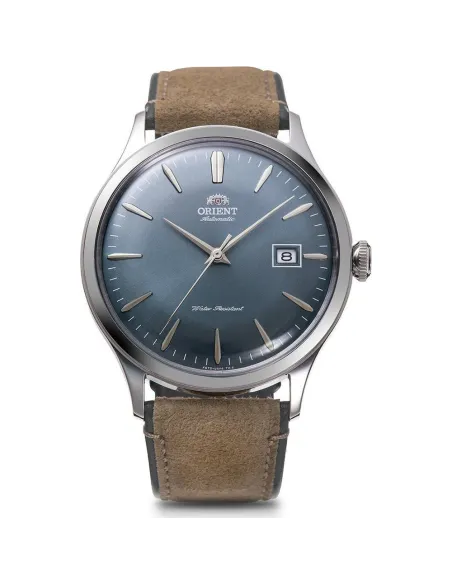 reloj automático hombre Orient Bambino RA-AC0P03L 42mm correa de cuero (acepta cuerda manual)