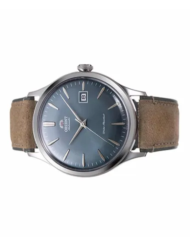reloj automático hombre Orient Bambino RA-AC0P03L 42mm correa de cuero (acepta cuerda manual)