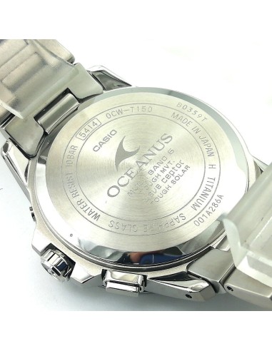 reloj radio-control solar titanio hombre Casio OCEANUS OCW-T150-2AJF JDM 41.3MM  100M WR cristal de zafiro
