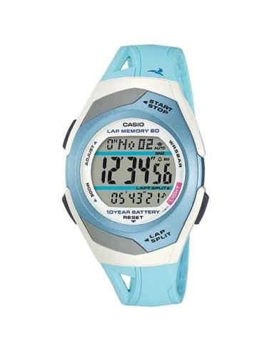 reloj deportivo unisex Casio PHYS STR-300J-2CJH JDM 50M WR 10 años batería Lap Memory 60