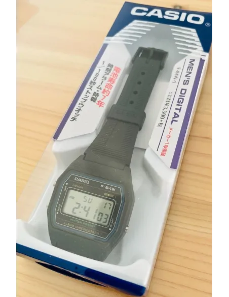 reloj clásico digital unisex Casio F-84W-1QJH versión JDM (JAPAN DOMESTIC MARKET) Coleccionistas de Casio