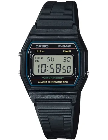 reloj clásico digital unisex Casio F-84W-1QJH versión JDM (JAPAN DOMESTIC MARKET) Coleccionistas de Casio