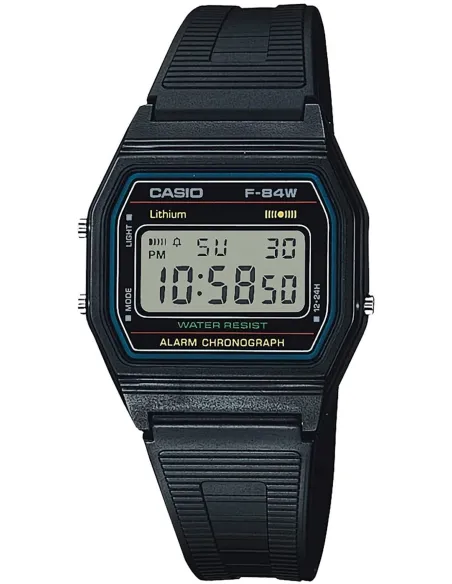 reloj clásico digital unisex Casio F-84W-1QJH versión JDM (JAPAN DOMESTIC MARKET) Coleccionistas de Casio
