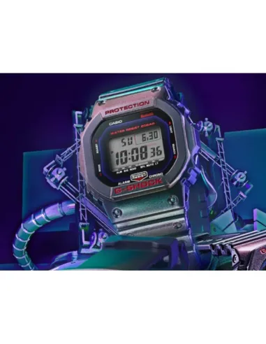 Casio G-SHOCK  DW-B5600AH-6JF JDM Smartphone Link 200M WR Hora Mundial Resistencia a los golpes