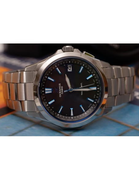reloj radio-control solar Casio Oceanus OCW-S100-1AJF JDM 41.5mm 100M WR cristal de zafiro