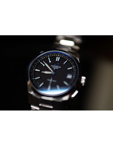 reloj radio-control solar Casio Oceanus OCW-S100-1AJF JDM 41.5mm 100M WR cristal de zafiro