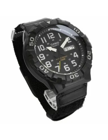 reloj deportivo hombre outdoor Casio MRW-210HB-1AV corea cuero y tela 100m water resist