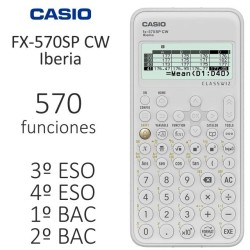 Calculadora Cientifica Casio Iberia Classwiz FX-570SP Pantalla LCD 12 Digitos  560 Funciones 2
