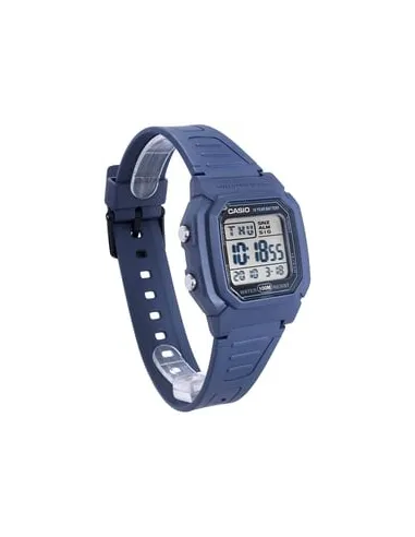 Reloj digital unisex clásico Casio W-800H-2AV 100m WR 10 años batería Hora Mundial Hora Dual Illuminator