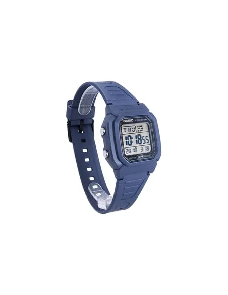 Reloj digital unisex clásico Casio W-800H-2AV 100m WR 10 años batería Hora Mundial Hora Dual Illuminator