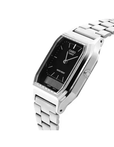 Reloj Casio COLLECTION AQ-230A-1D alarma Hora dual cronómetro analogico y digital