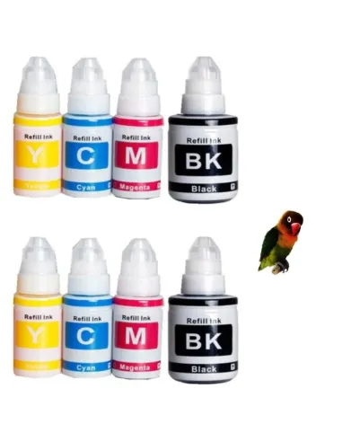 8 Botellas de Tinta Compatibles Canon GI43 GI-43  Pixma G540 G640